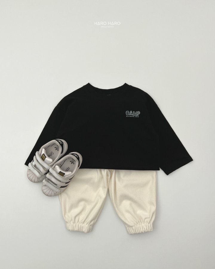 Haro Haro - Korean Children Fashion - #kidsshorts - (Kids) Camping Tee - 10