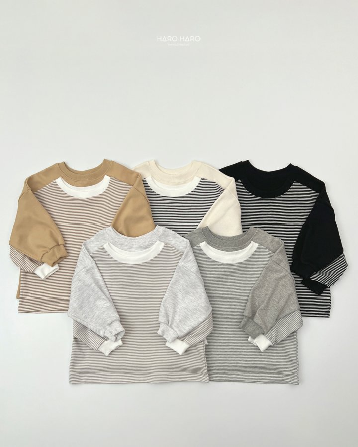 Haro Haro - Korean Children Fashion - #kidsshorts - Autumn Sweatshirt (set of 2) - 4