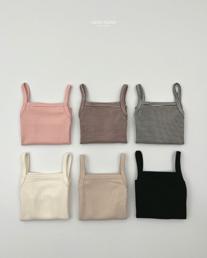 Haro Haro - Korean Children Fashion - #kidzfashiontrend - Layered Strap Sleeveless (set of 2) - 9