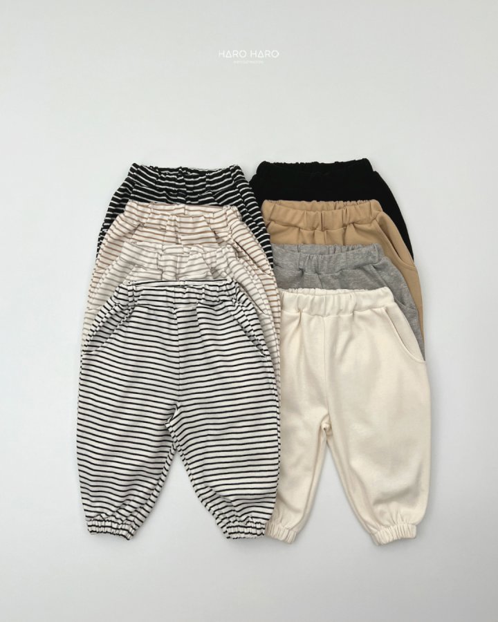 Haro Haro - Korean Children Fashion - #kidsstore - Papillon Jogger Pants (set of 2) - 4