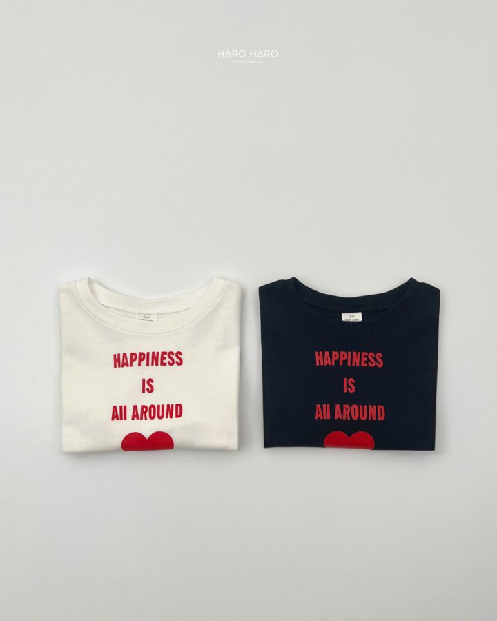 Haro Haro - Korean Children Fashion - #kidzfashiontrend - Happy Crop Tee - 6