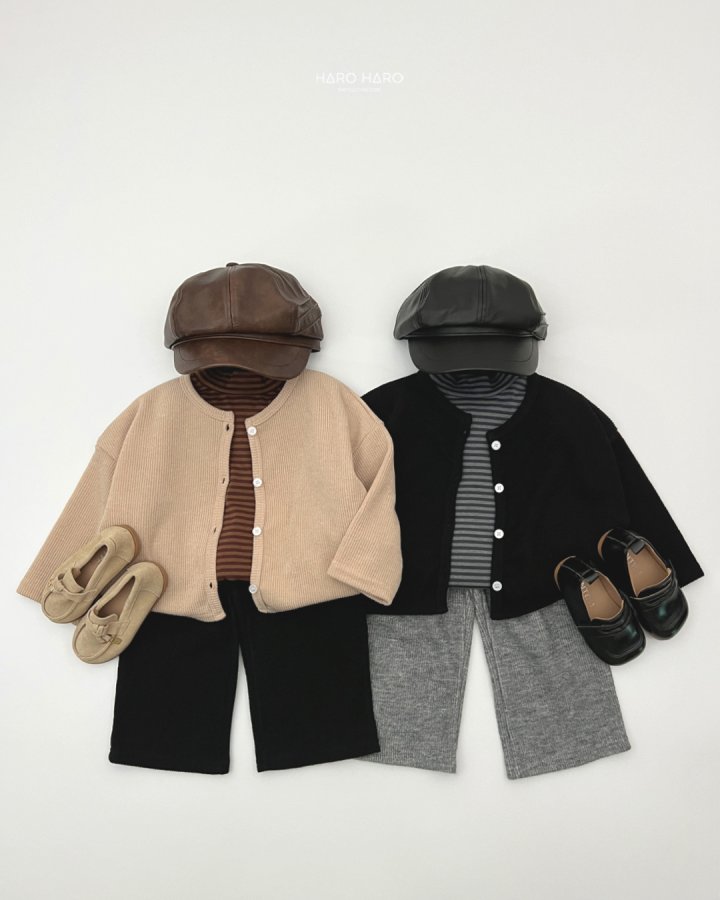 Haro Haro - Korean Children Fashion - #kidzfashiontrend - Margaret Knit Cargo Pants - 11