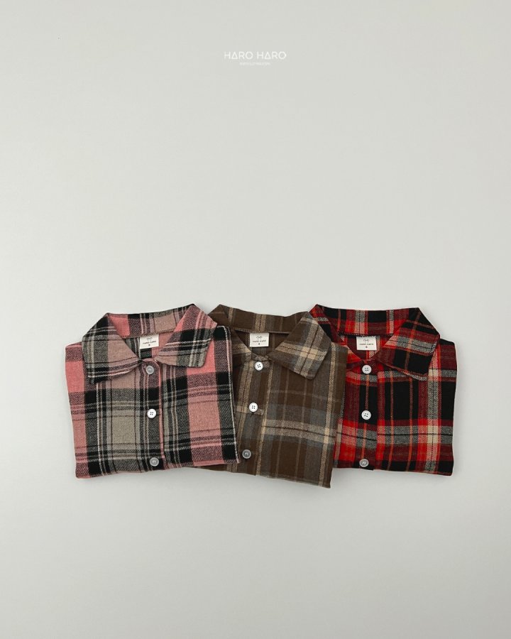 Haro Haro - Korean Children Fashion - #kidzfashiontrend - Best Check Shirt - 7