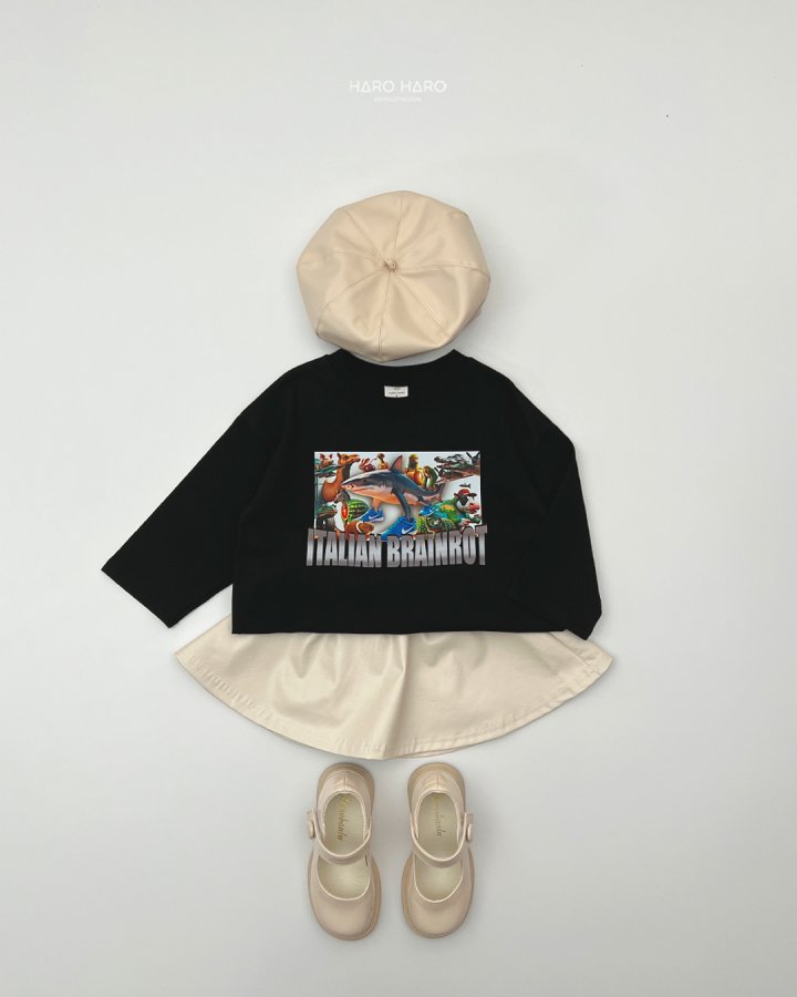 Haro Haro - Korean Children Fashion - #kidzfashiontrend - (Kids) Brain Lot Tee - 10