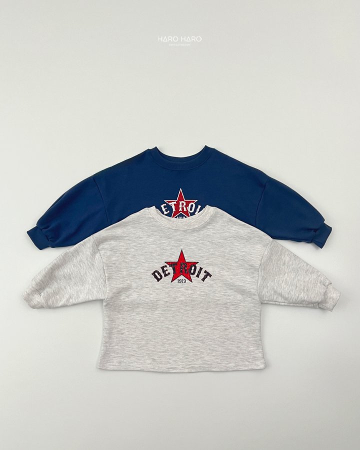 Haro Haro - Korean Children Fashion - #littlefashionista - Detroit Sweatshirt - 2