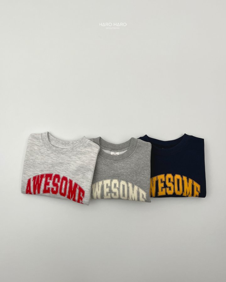 Haro Haro - Korean Children Fashion - #littlefashionista - (Kids) Awesome Sweatshirt - 8