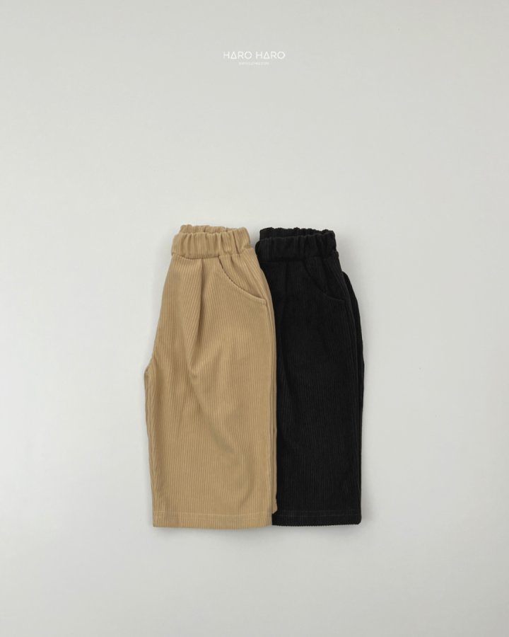 Haro Haro - Korean Children Fashion - #magicofchildhood - Corduroy Pants (set of 2) - 6