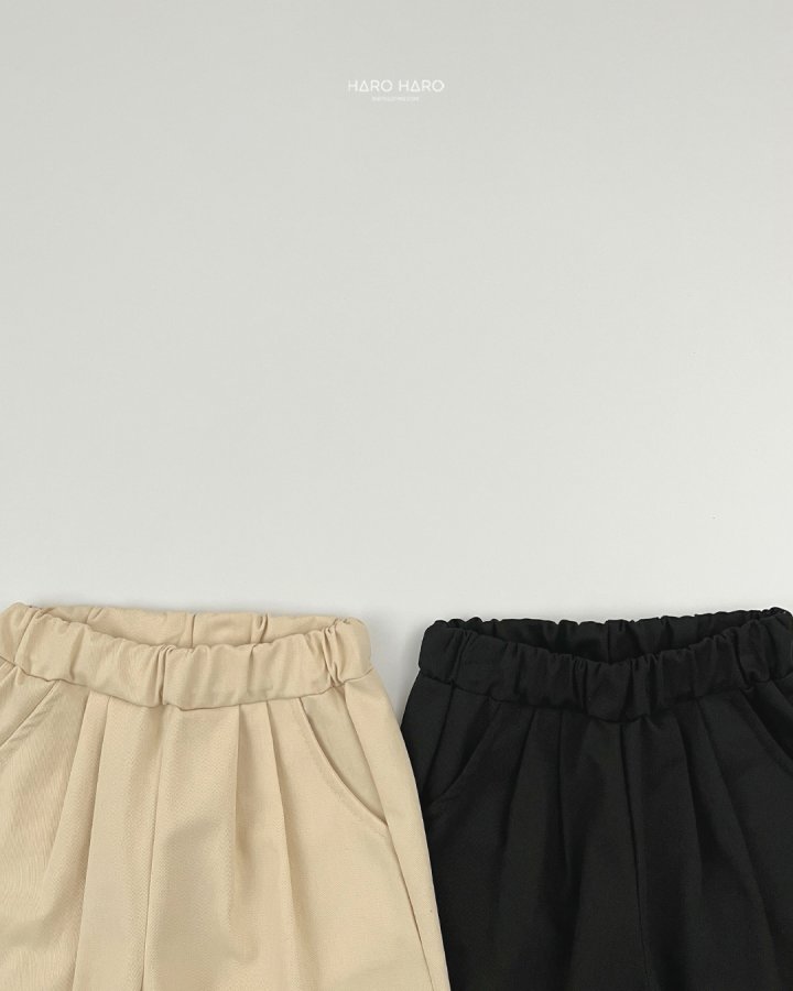 Haro Haro - Korean Children Fashion - #magicofchildhood - Cotton Pleated Pants (set of 2) - 5