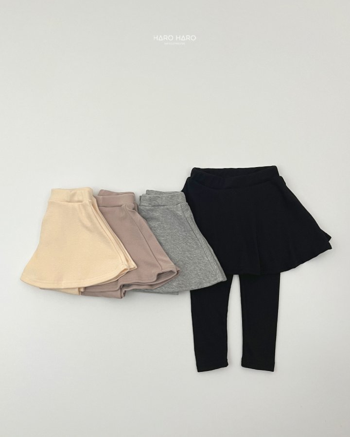 Haro Haro - Korean Children Fashion - #magicofchildhood - Caramel Churros Skirt Leggings - 9
