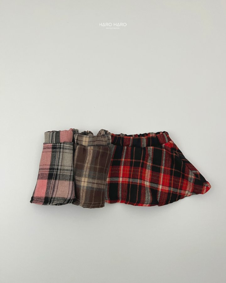 Haro Haro - Korean Children Fashion - #magicofchildhood - Sweet Check Mini Skirt - 6