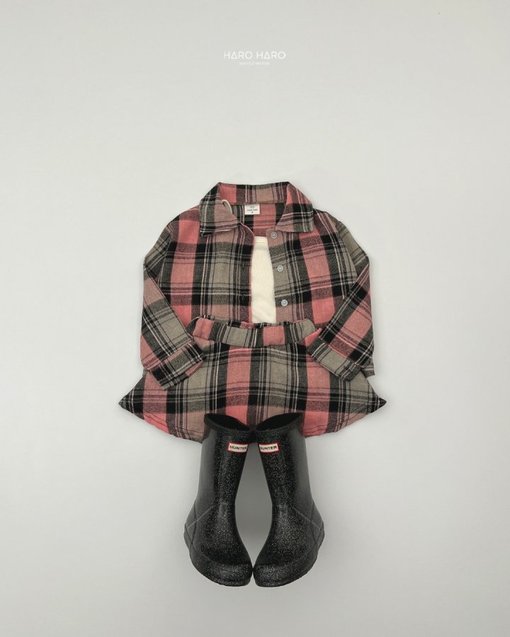 Haro Haro - Korean Children Fashion - #magicofchildhood - Best Check Shirt - 10