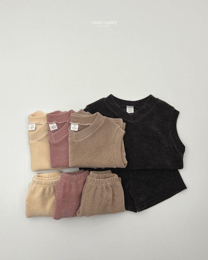 Haro Haro - Korean Children Fashion - #magicofchildhood - Castella Vest Set - 8