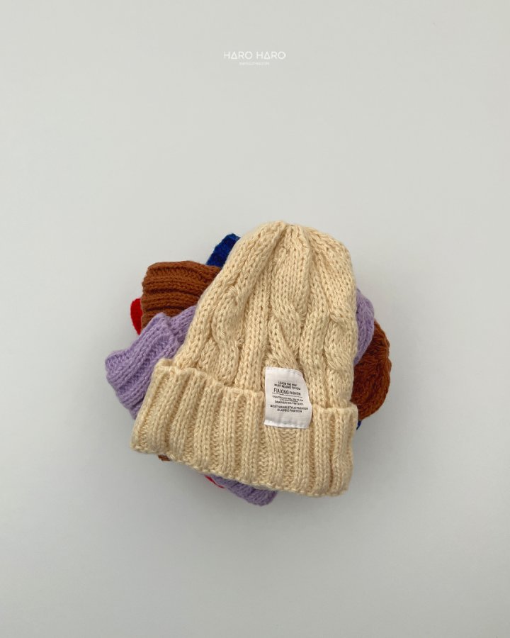 Haro Haro - Korean Children Fashion - #magicofchildhood - Soft Cable Beanie - 6