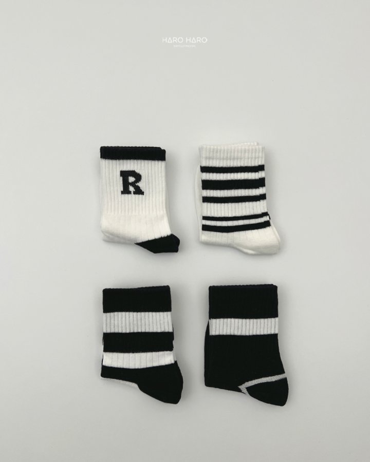 Haro Haro - Korean Children Fashion - #magicofchildhood - Best Socks Set (set of 4) - 6