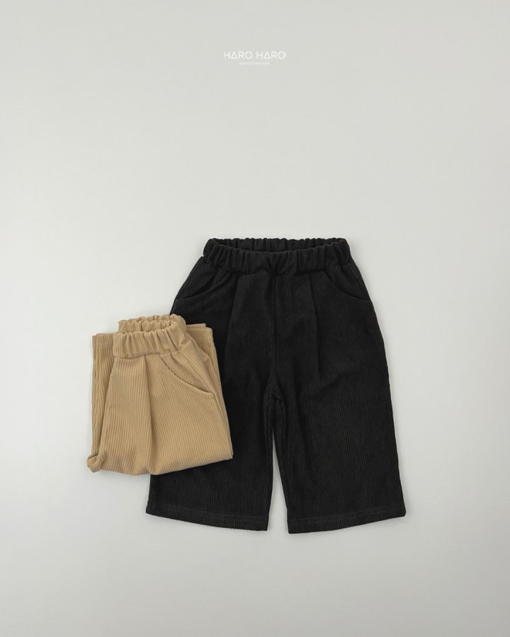 Haro Haro - Korean Children Fashion - #minifashionista - Corduroy Pants (set of 2) - 7