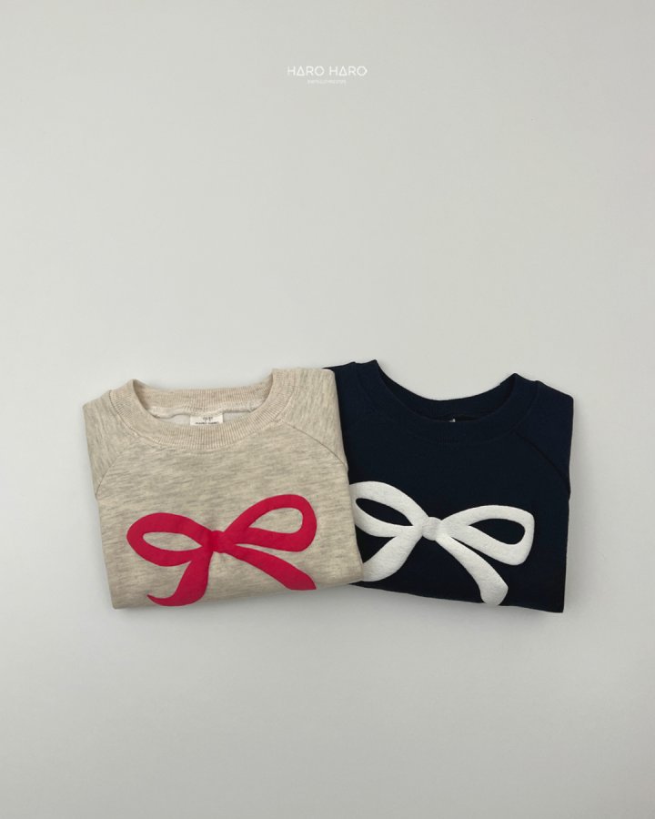 Haro Haro - Korean Children Fashion - #minifashionista - Fluffy Ribbon Sweatshirt - 8