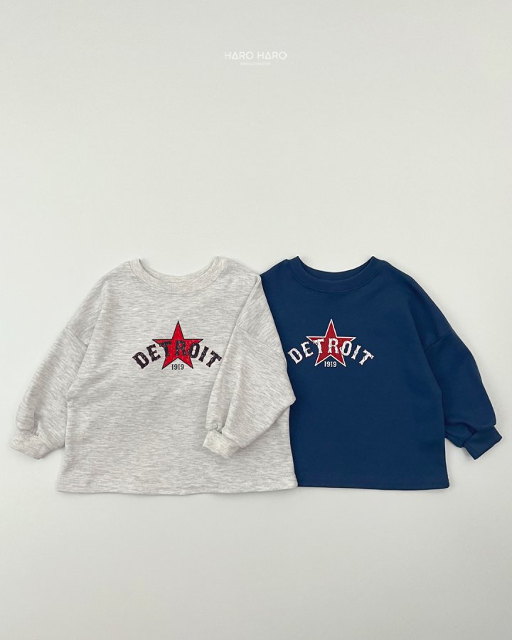 Haro Haro - Korean Children Fashion - #magicofchildhood - Detroit Sweatshirt - 4