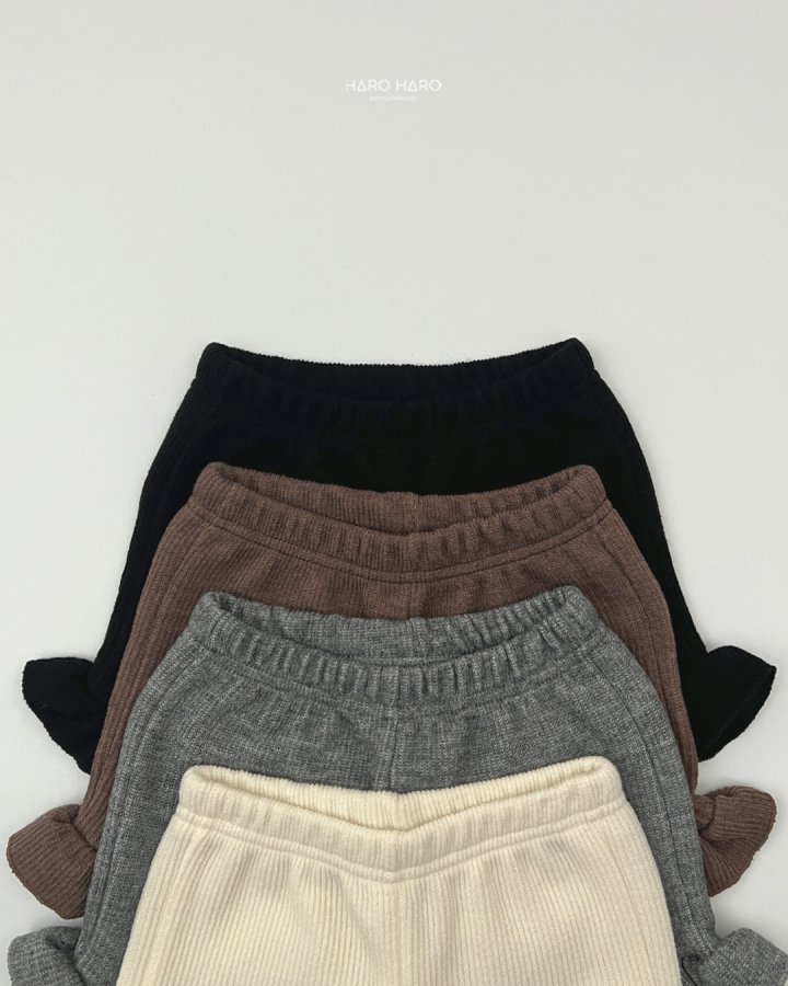 Haro Haro - Korean Children Fashion - #minifashionista - Brownie Frill Pants - 3