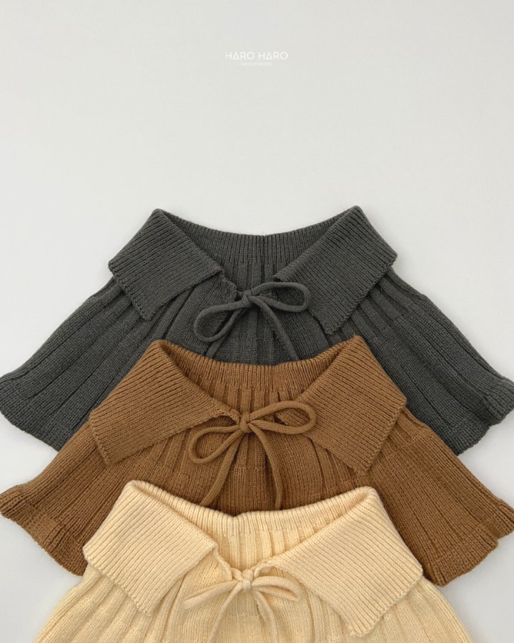 Haro Haro - Korean Children Fashion - #prettylittlegirls - Brownie Knit Cape - 3