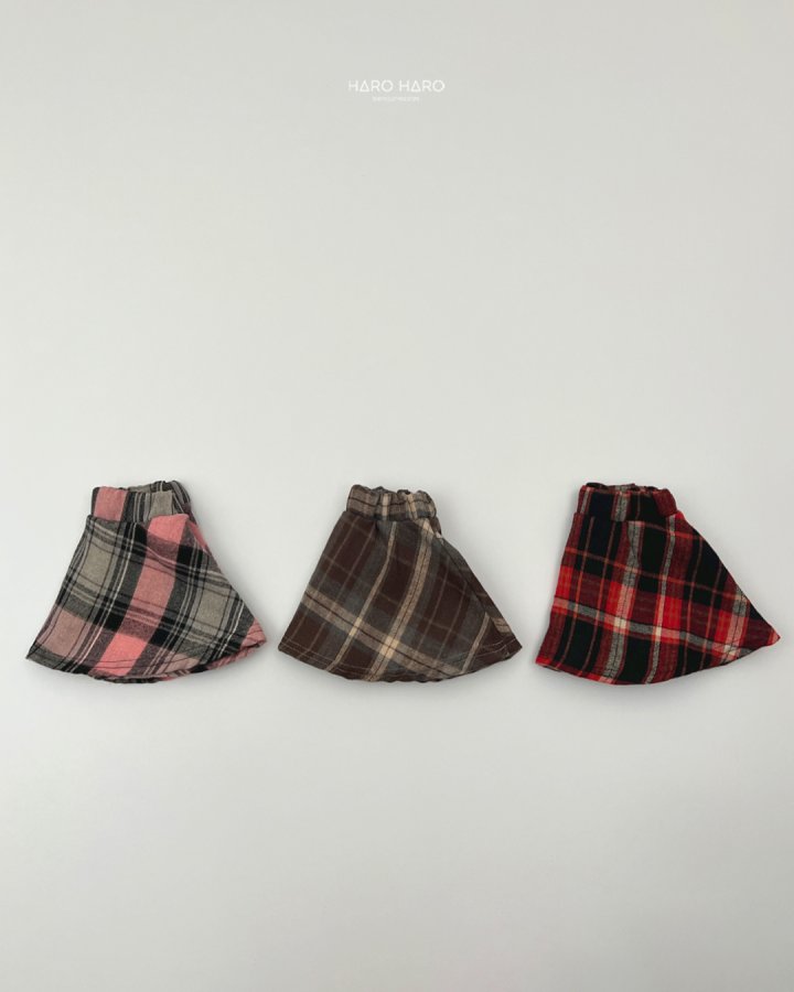 Haro Haro - Korean Children Fashion - #prettylittlegirls - Sweet Check Mini Skirt - 8