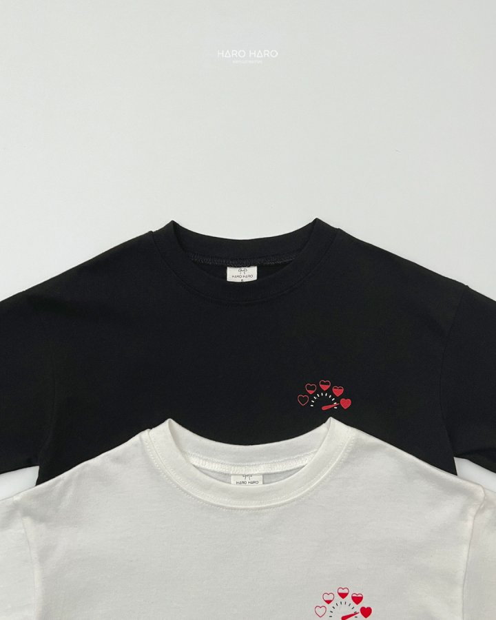 Haro Haro - Korean Children Fashion - #prettylittlegirls - (Kids) Heart Boom Tee - 3