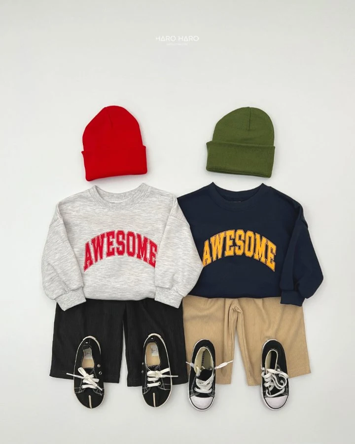 Haro Haro - Korean Children Fashion - #prettylittlegirls - (Kids) Awesome Sweatshirt - 11