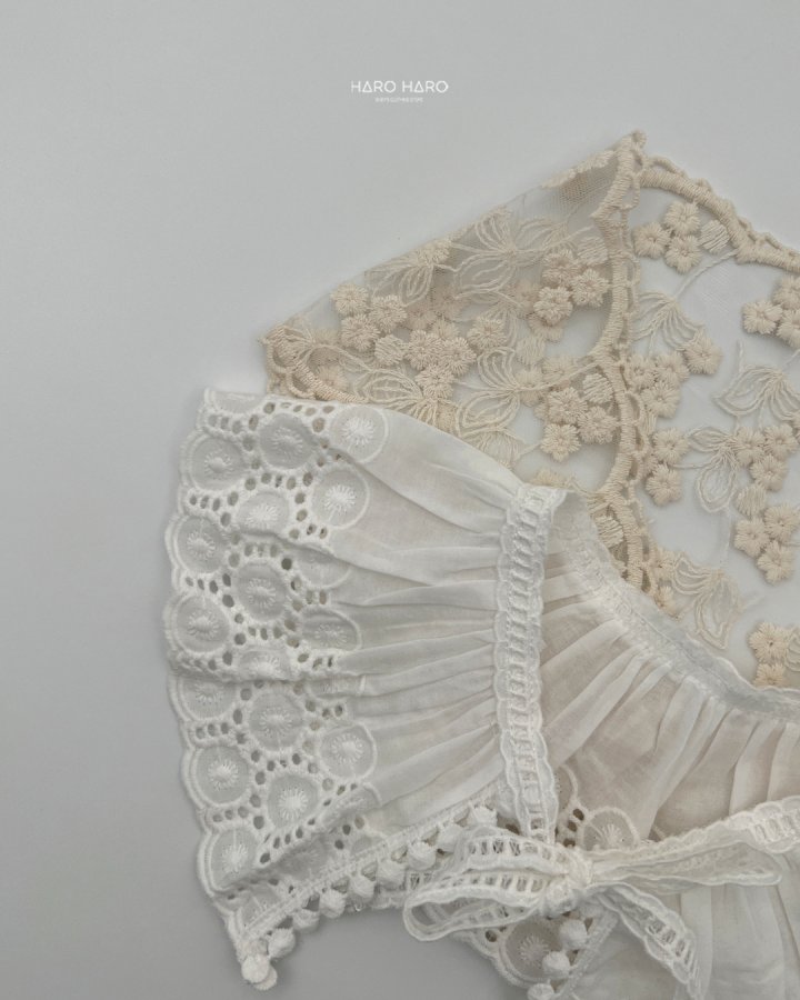 Haro Haro - Korean Children Fashion - #stylishchildhood - Lace Cape - 8