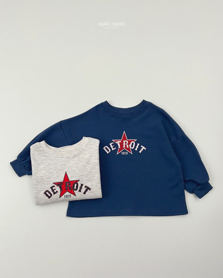Haro Haro - Korean Children Fashion - #stylishchildhood - Detroit Sweatshirt - 8