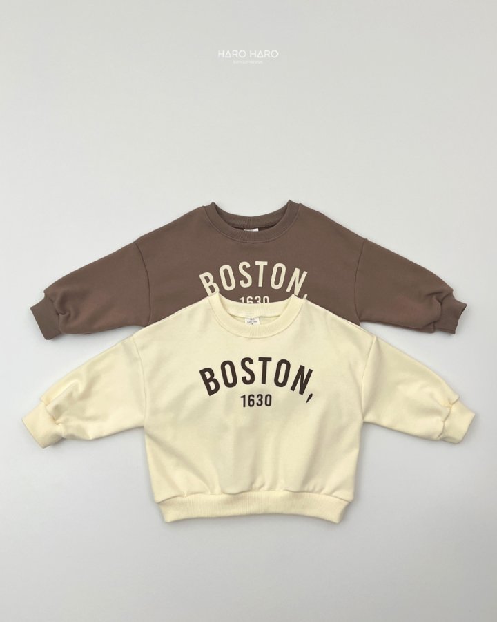 Haro Haro - Korean Children Fashion - #stylishchildhood - Boston Sweatshirt - 2