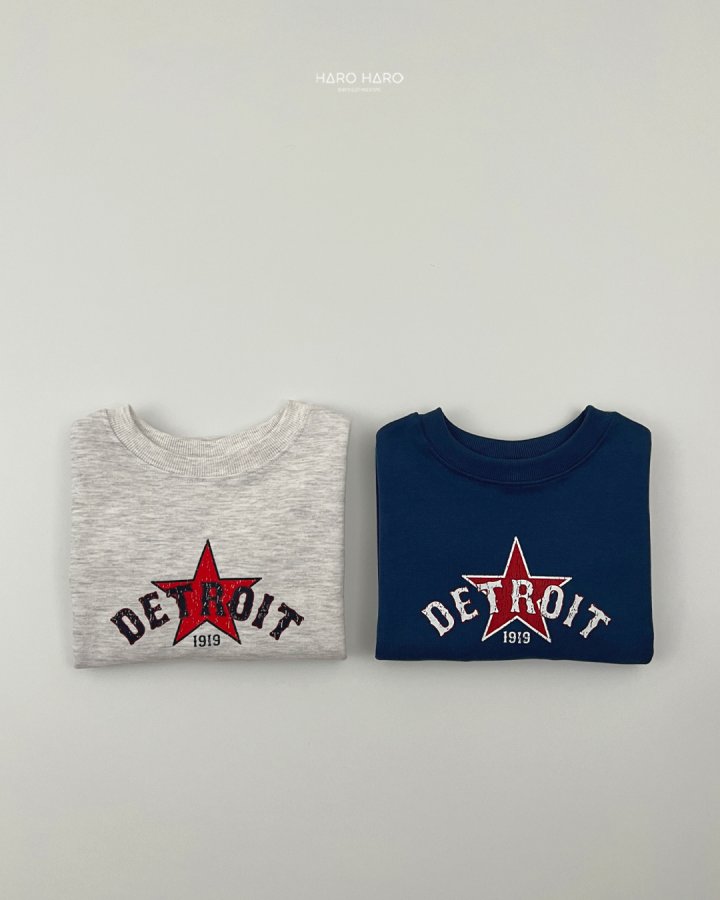 Haro Haro - Korean Children Fashion - #todddlerfashion - Detroit Sweatshirt - 6