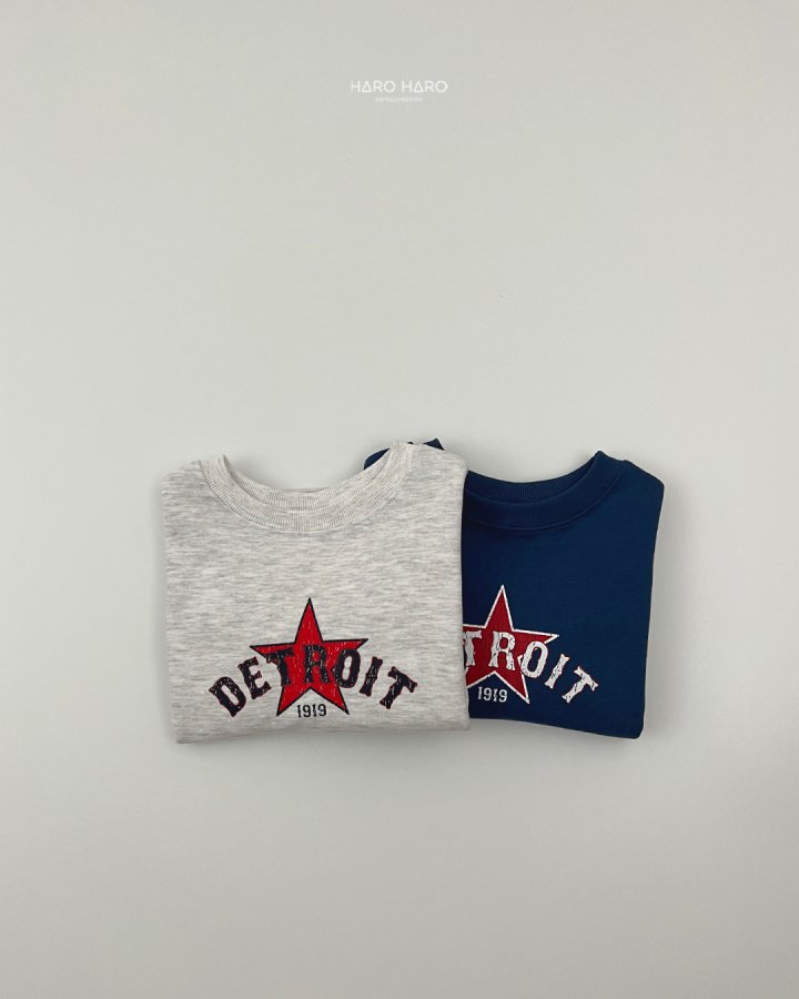 Haro Haro - Korean Children Fashion - #toddlerclothing - Detroit Sweatshirt - 7