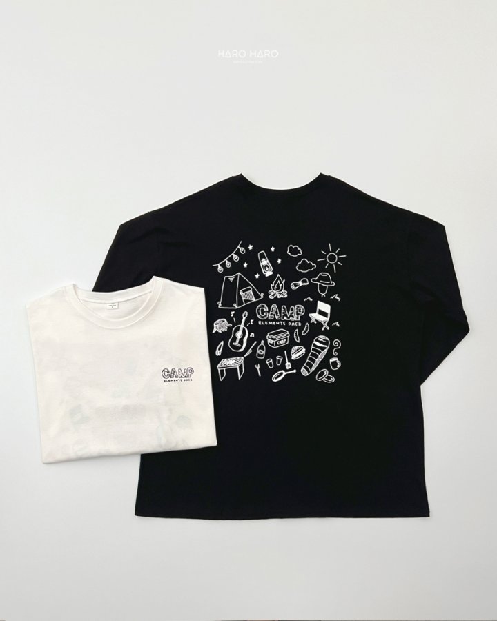 Haro Haro - Korean Women Fashion - #momslook - (Adult) Camping Tee - 2