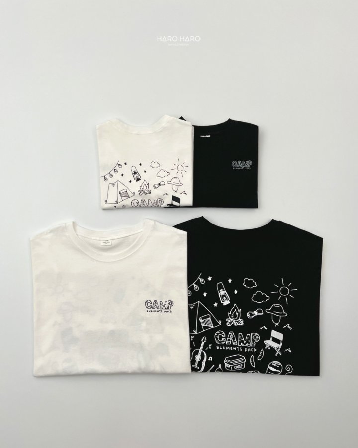 Haro Haro - Korean Women Fashion - #womensfashion - (Adult) Camping Tee - 4