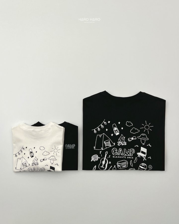 Haro Haro - Korean Women Fashion - #momslook - (Adult) Camping Tee - 6