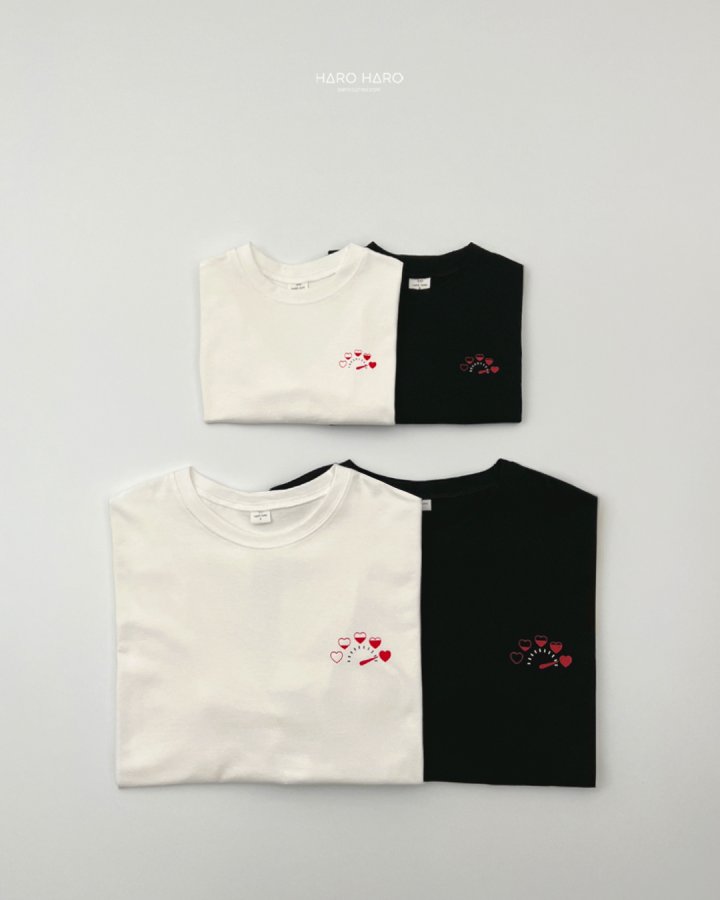 Haro Haro - Korean Women Fashion - #womensfashion - (Adult) Heart Boom Tee - 5