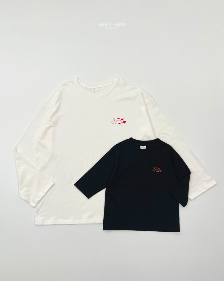 Haro Haro - Korean Women Fashion - #womensfashion - (Adult) Heart Boom Tee - 7