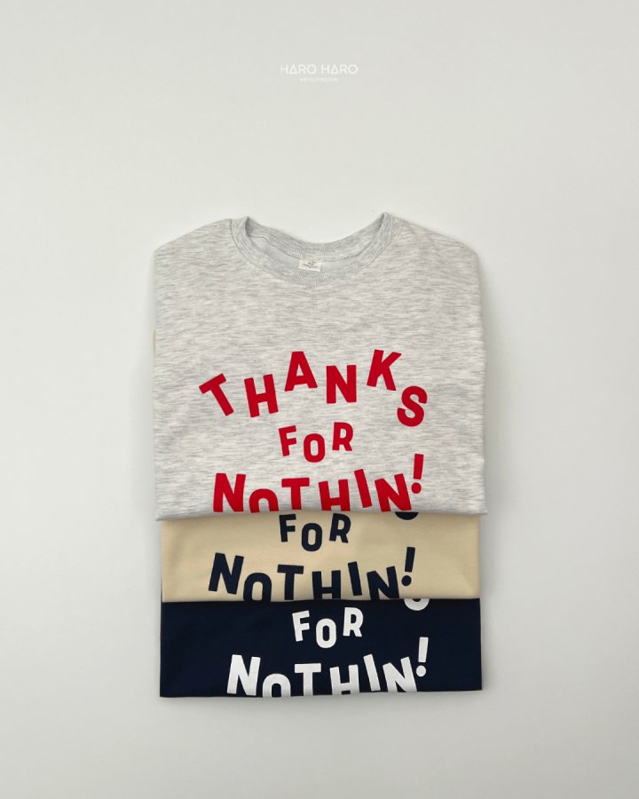 Haro Haro - Korean Women Fashion - #womensfashion - (Adult) Thanks Sweatshirt - 5
