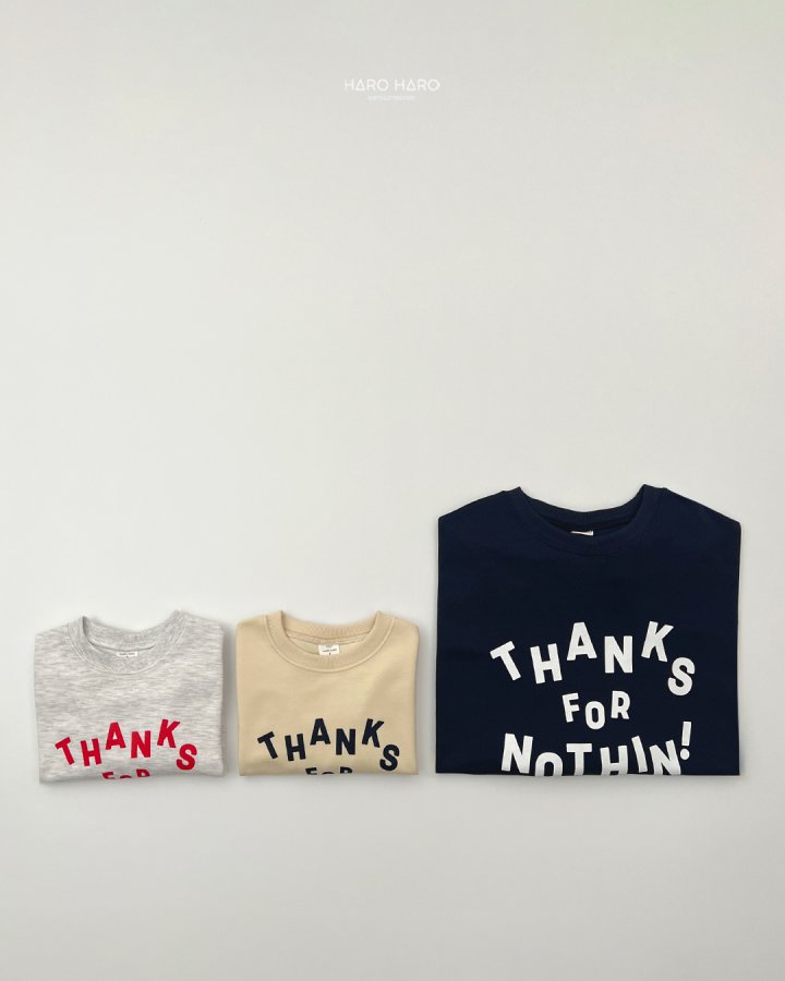 Haro Haro - Korean Women Fashion - #womensfashion - (Adult) Thanks Sweatshirt - 7