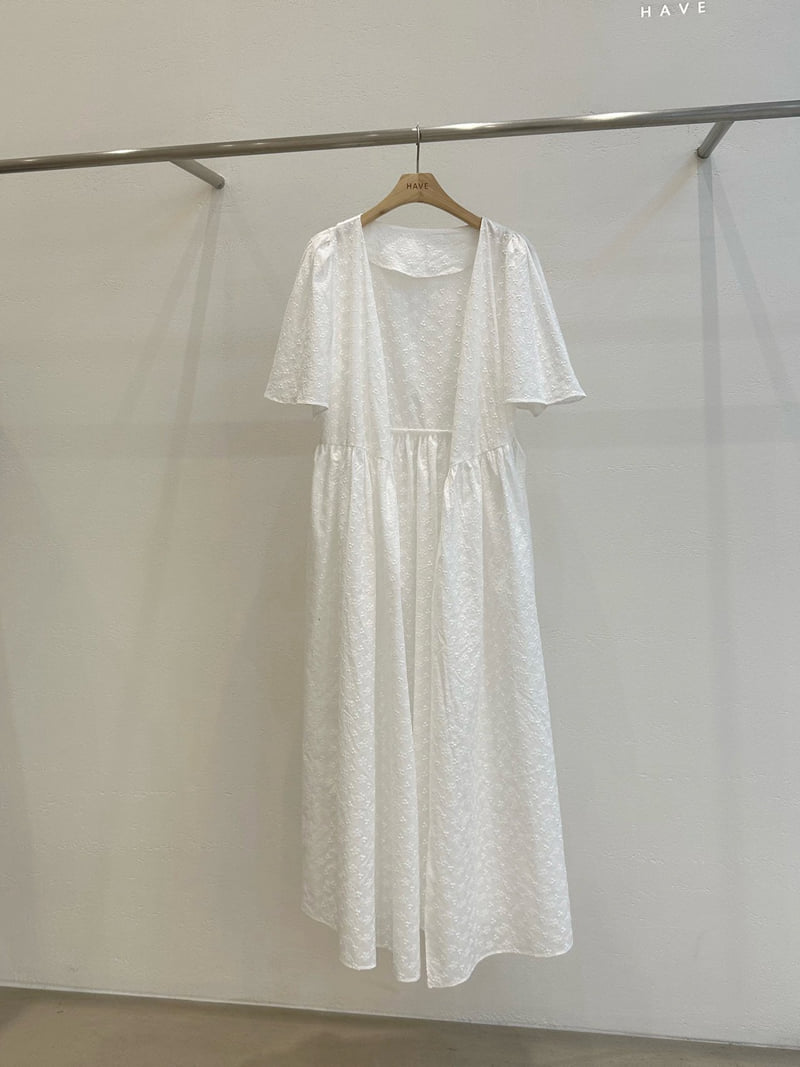 Have - Korean Women Fashion - #womensfashion - Lace Robe One-piece - 2