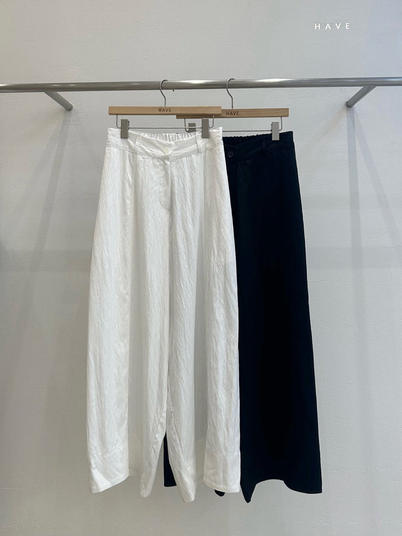 Have - Korean Women Fashion - #womensfashion - Volume Line Pants