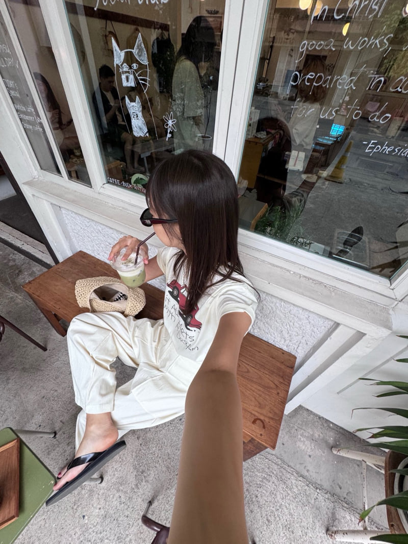 Heil - Korean Women Fashion - #vintagekidsstyle - Dream Car Tee - 6