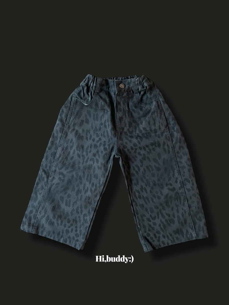 Hi buddy - Korean Children Fashion - #Kfashion4kids - Leopard Panel Pants - 2