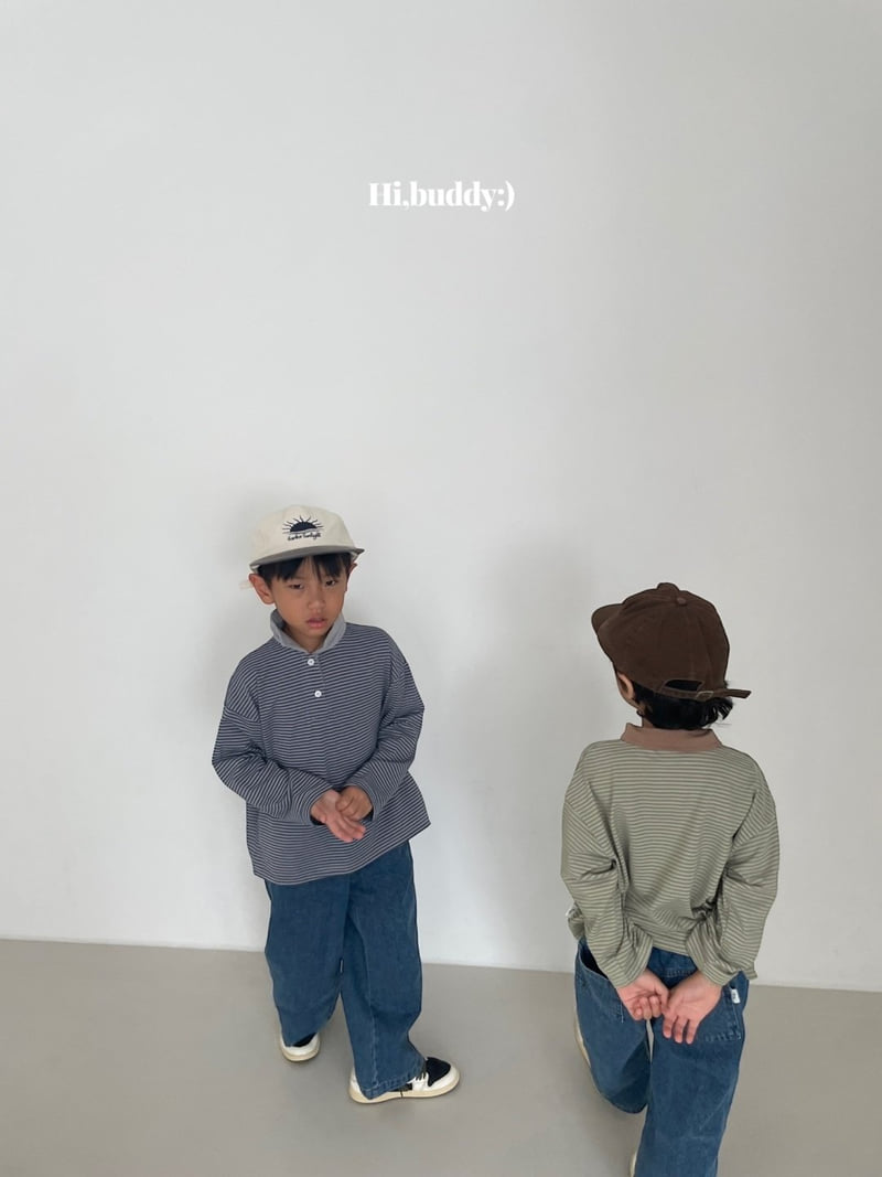 Hi buddy - Korean Children Fashion - #Kfashion4kids - Papa Collar Tee - 10