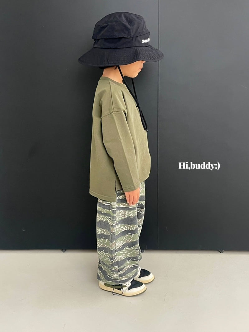Hi buddy - Korean Children Fashion - #Kfashion4kids - Pocket Slit Tee - 9