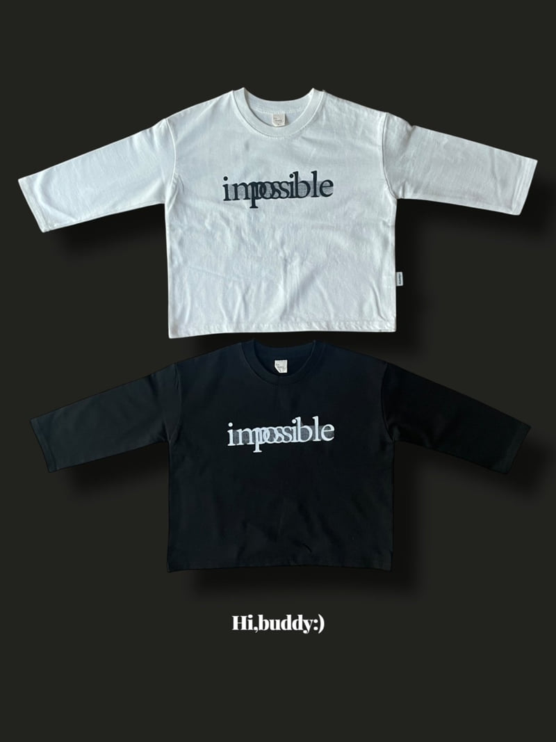 Hi buddy - Korean Children Fashion - #Kfashion4kids - Impossible Tee