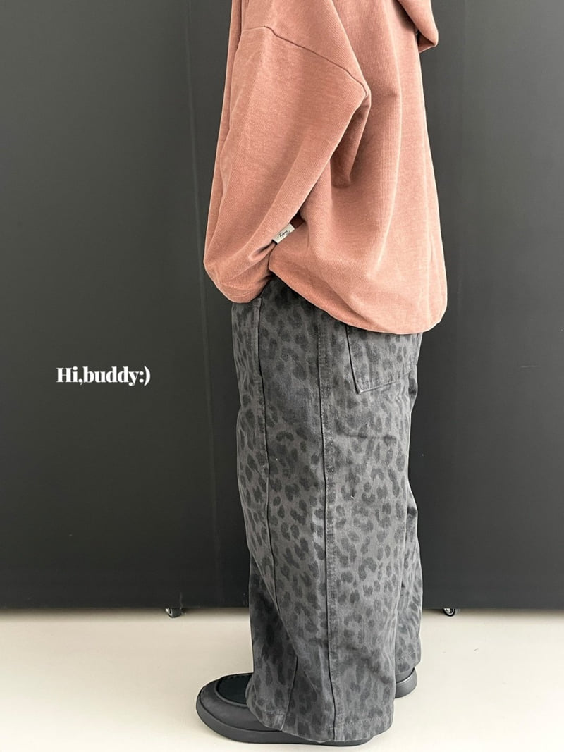 Hi buddy - Korean Children Fashion - #childofig - Leopard Panel Pants - 10