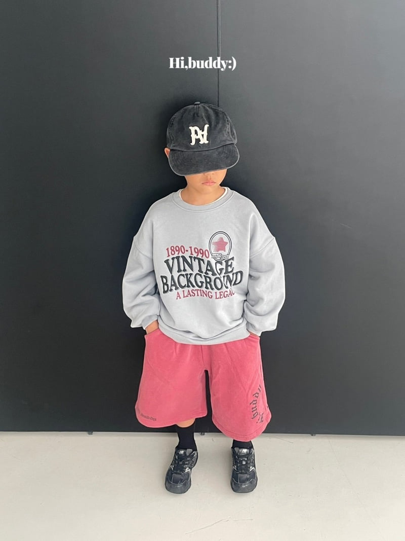 Hi buddy - Korean Children Fashion - #childofig - Vintage Sweatshirt - 9