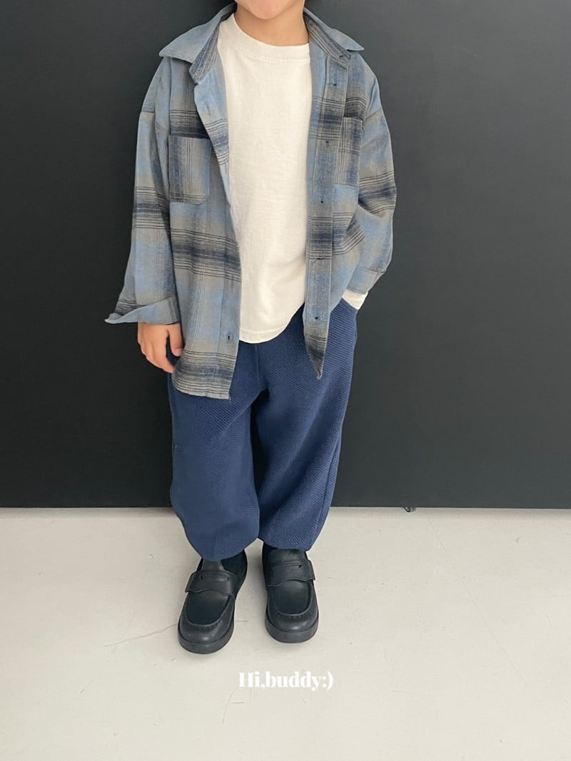 Hi buddy - Korean Children Fashion - #childofig - Two Pocket Check Shirt - 10