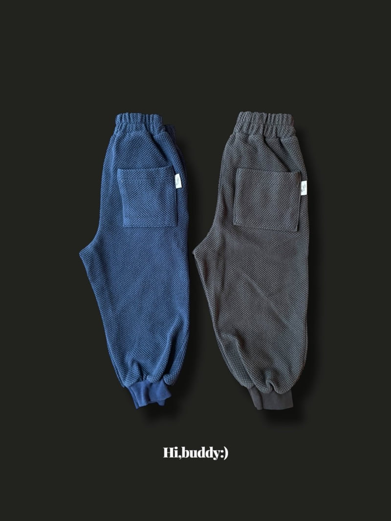 Hi buddy - Korean Children Fashion - #childofig - Embossed Ribbed Pants - 3