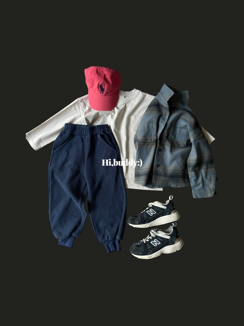 Hi buddy - Korean Children Fashion - #childofig - Embossed Ribbed Pants - 4